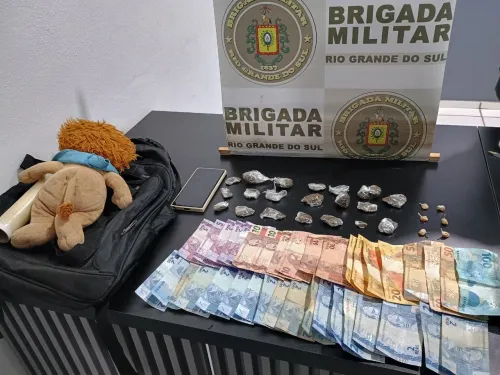 Apreensão de drogas em Sto Augusto