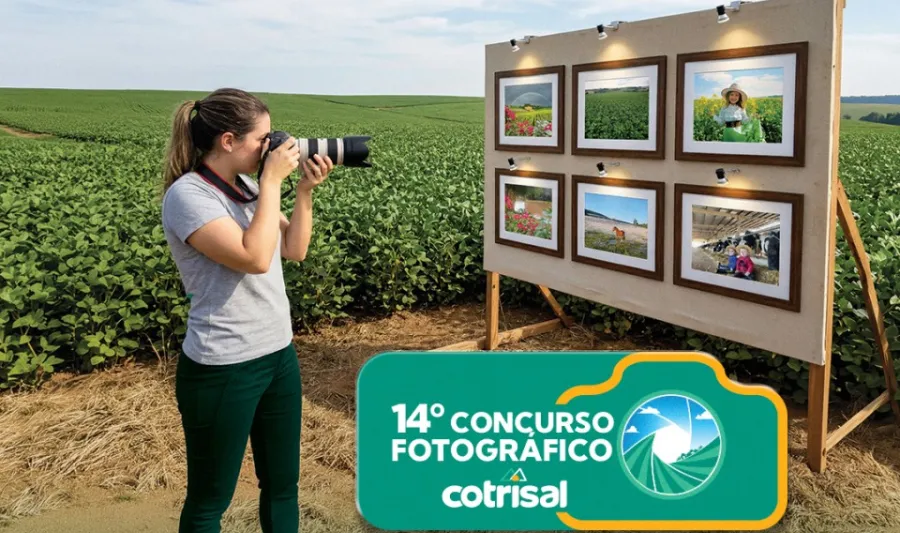 Cotrisal abre inscrições para o 14º Concurso Fotográfico e convida associados a registrar o campo em imagens
