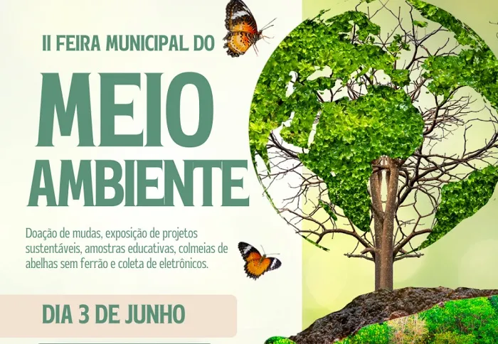 A II Feira Municipal do Meio Ambiente será realizada nesta quarta-feira,